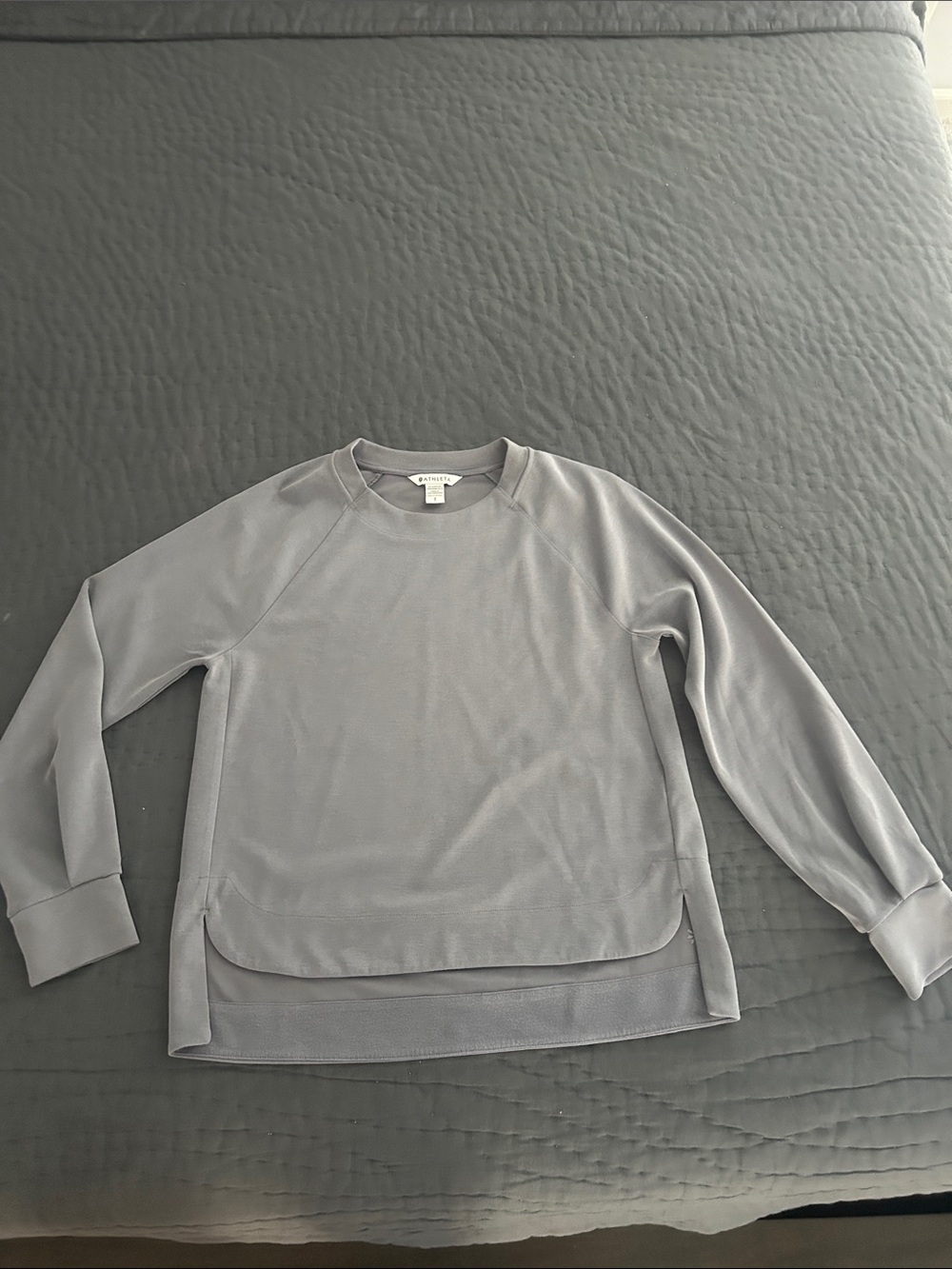 Athleta Gray Crewneck Pullover
